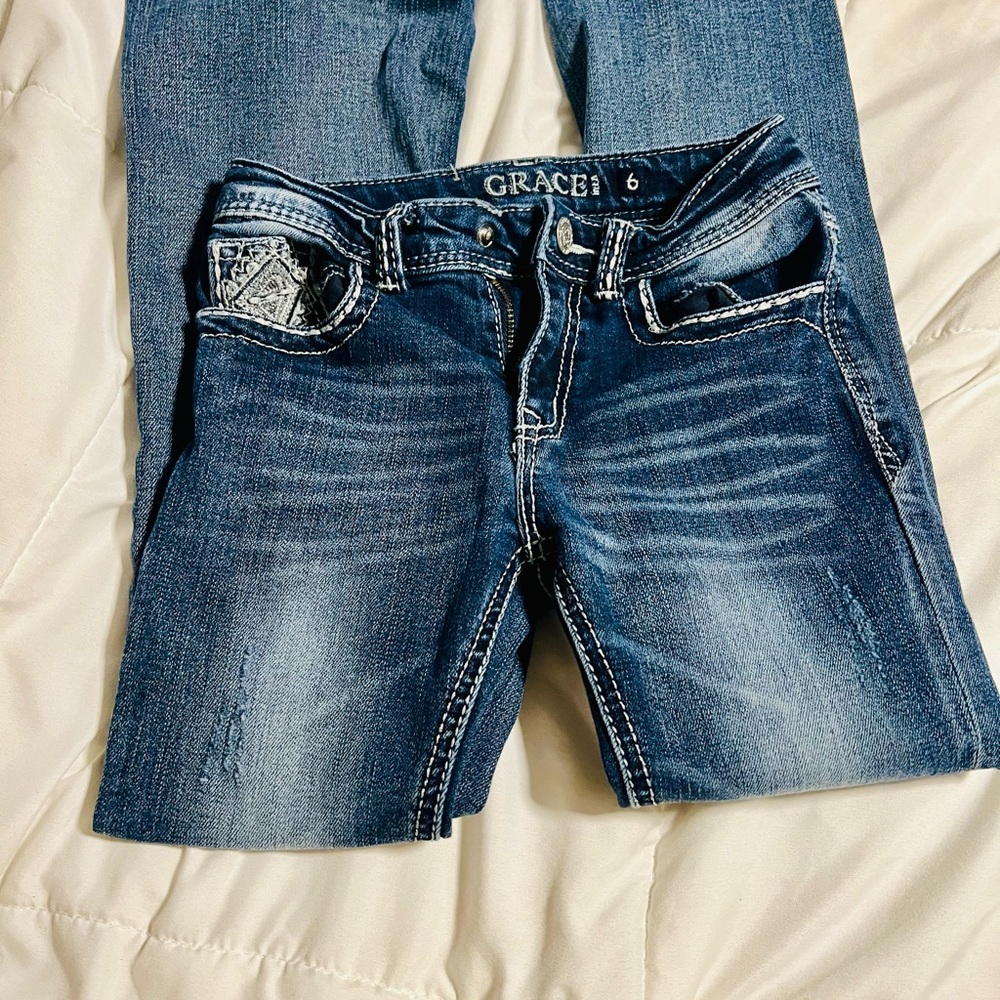 Grace Blue Denim Jeans